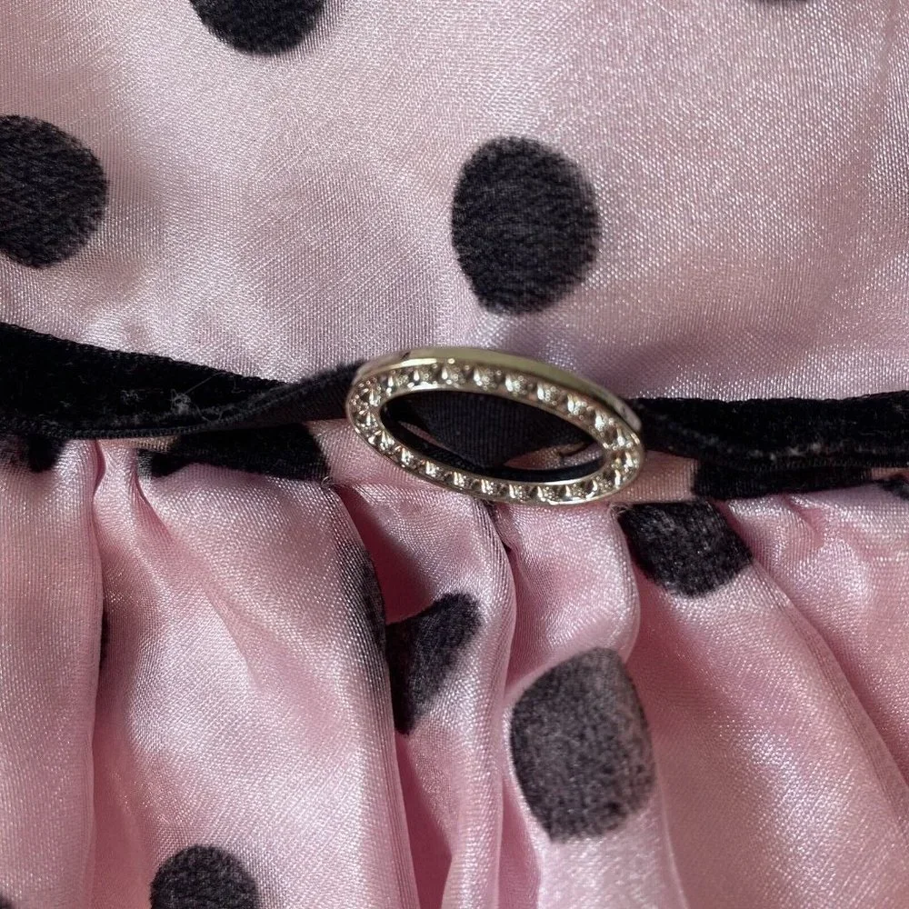 Youngland pink polka dot sundress‎ dress formal Easter wedding baby girl 2T